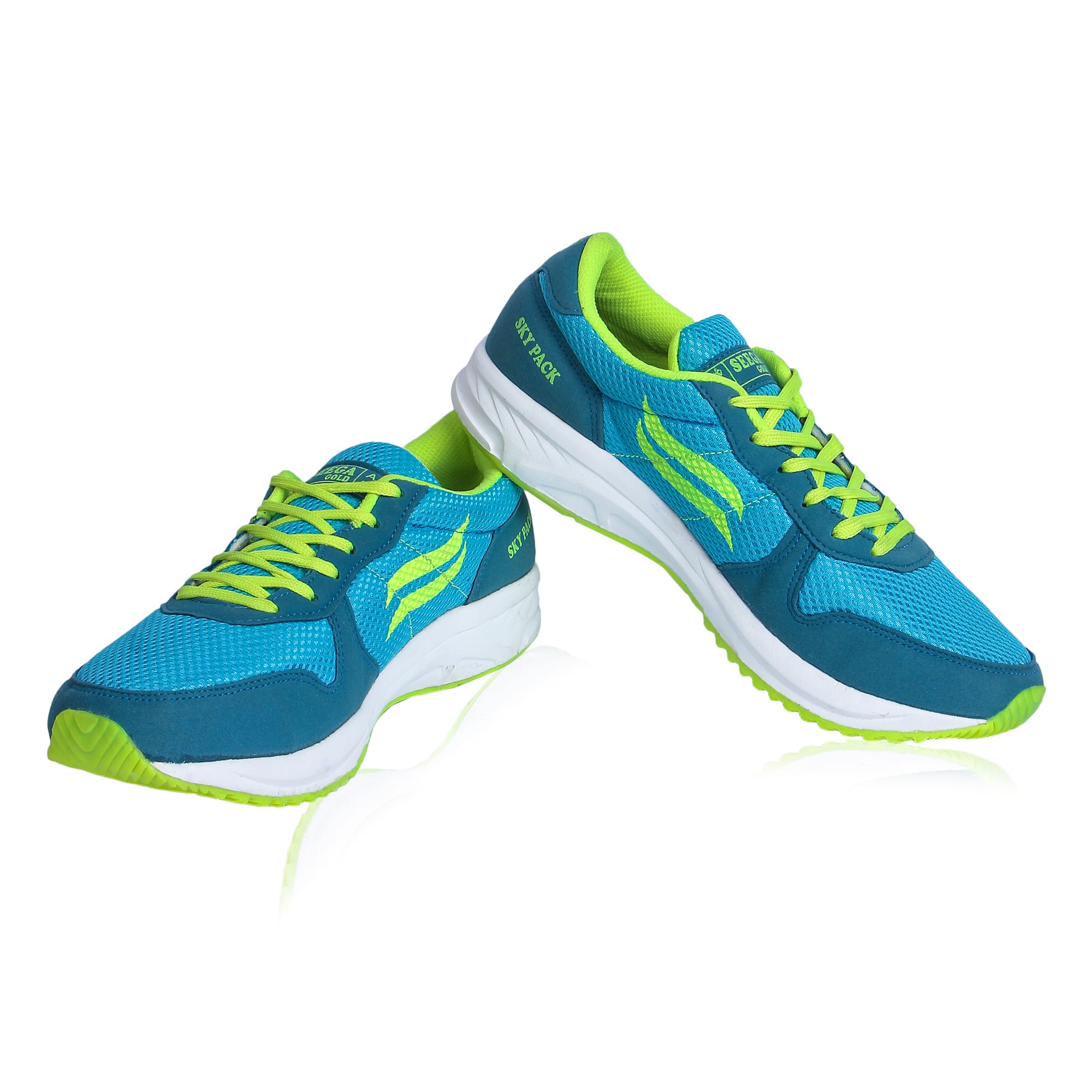 Seega Gold Marathon 01 Green Men Running Shoes | Online Store for Men ...