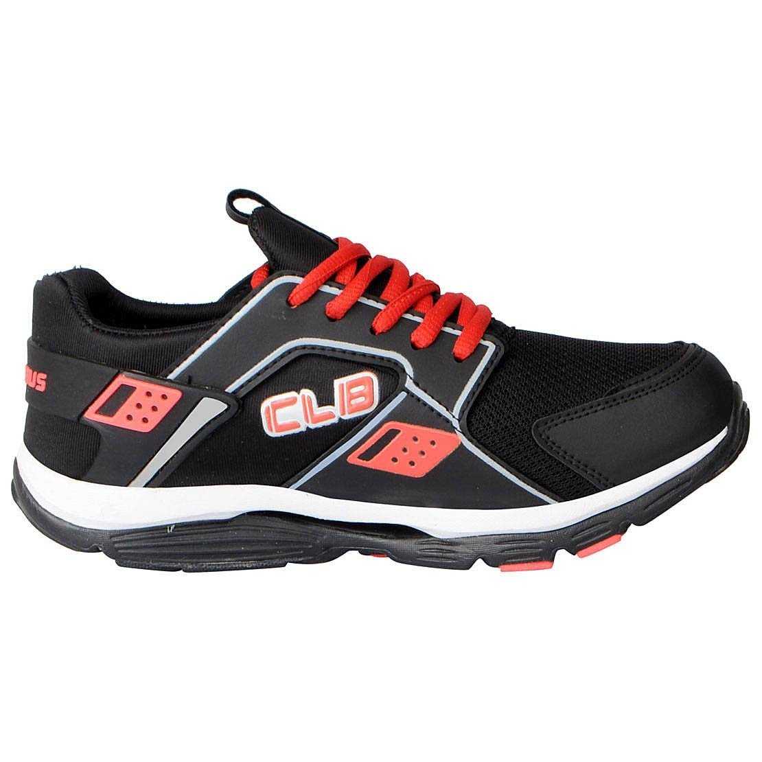 Columbus Men's KP-4 Black Red Sports Running Shoes