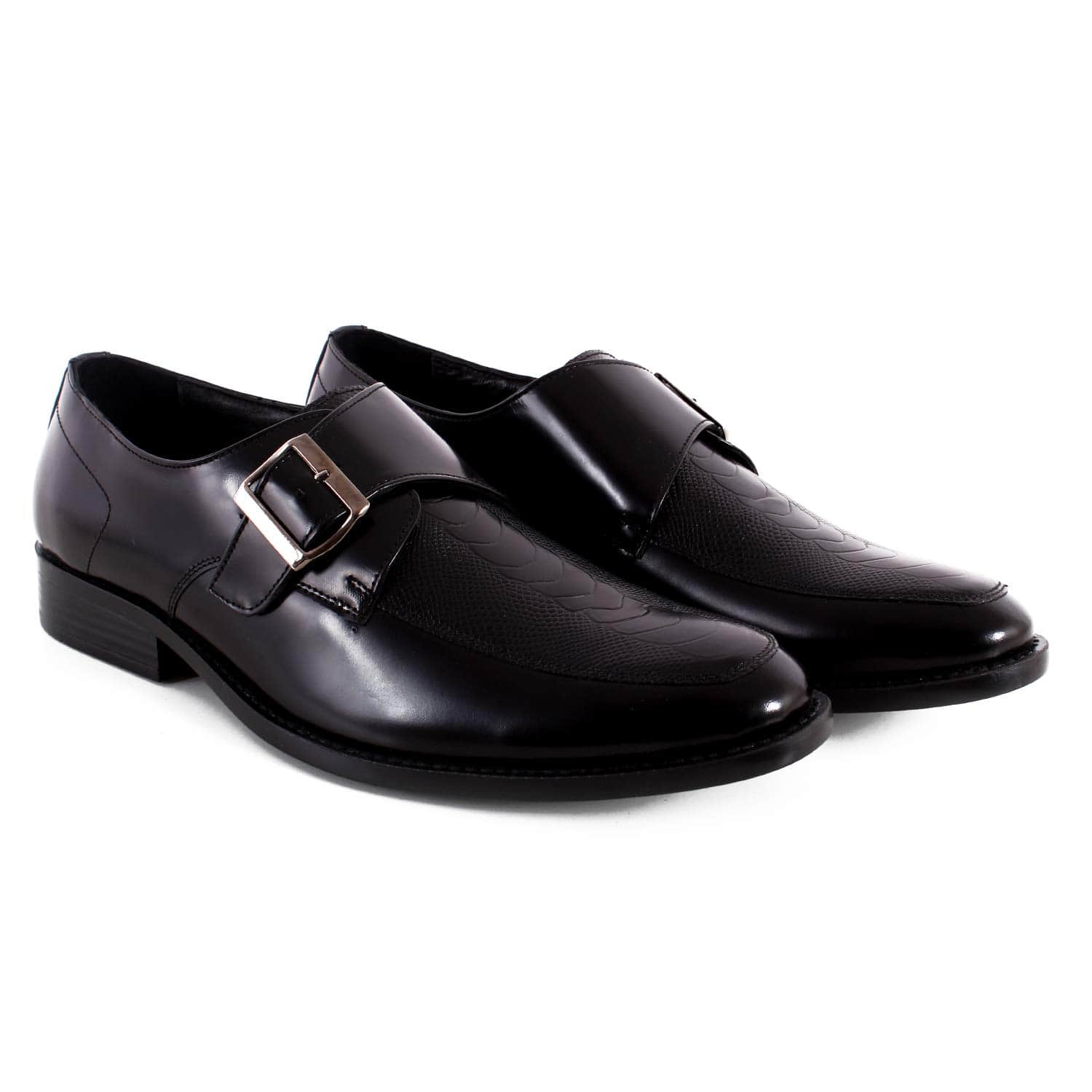 Numero Uno Black Leather Shoes (TMSEFD22)