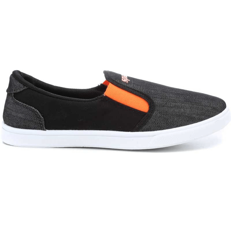Sparx 315 men canvas shoes black orange_2-min | Online Store for Men ...