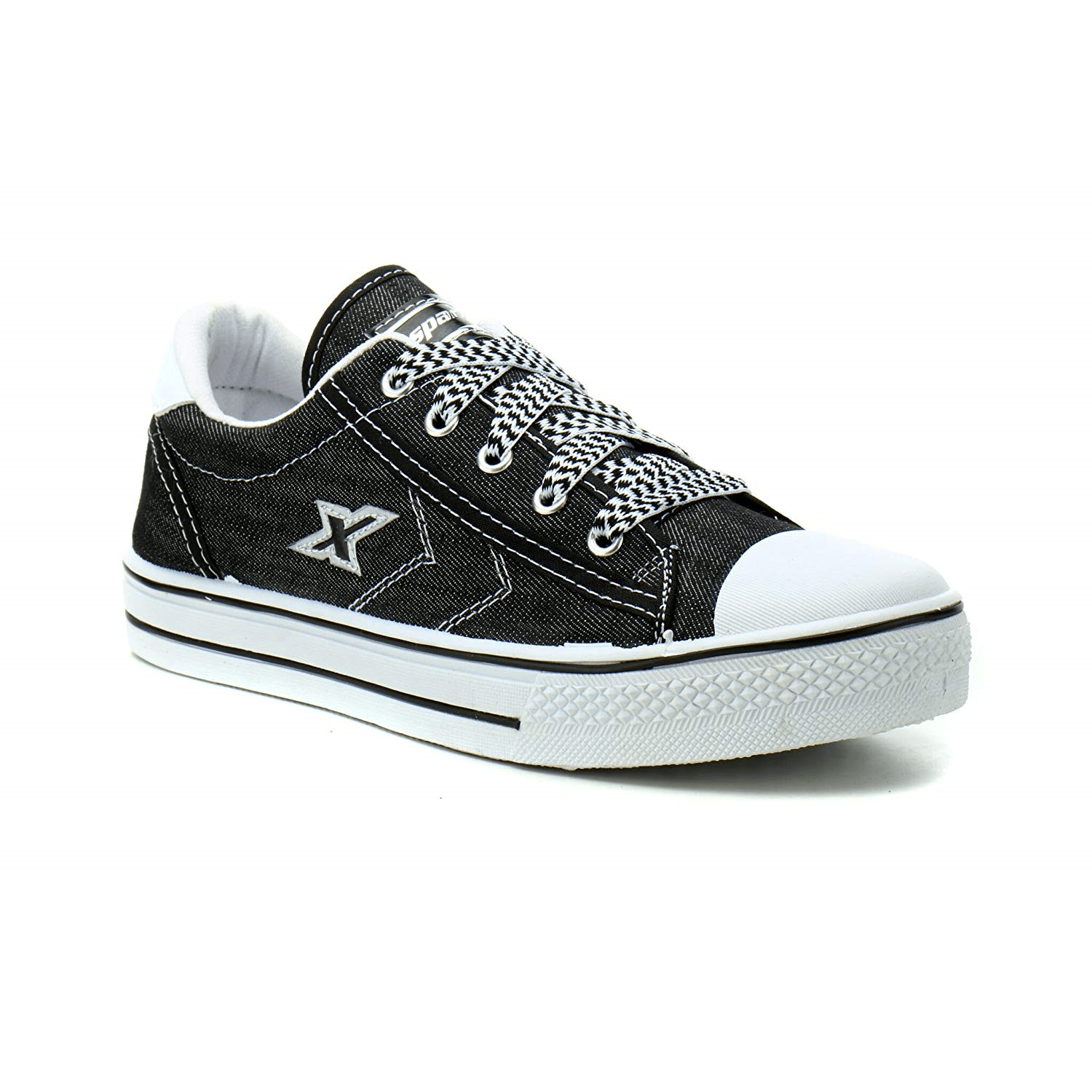 sparx shoes black and white