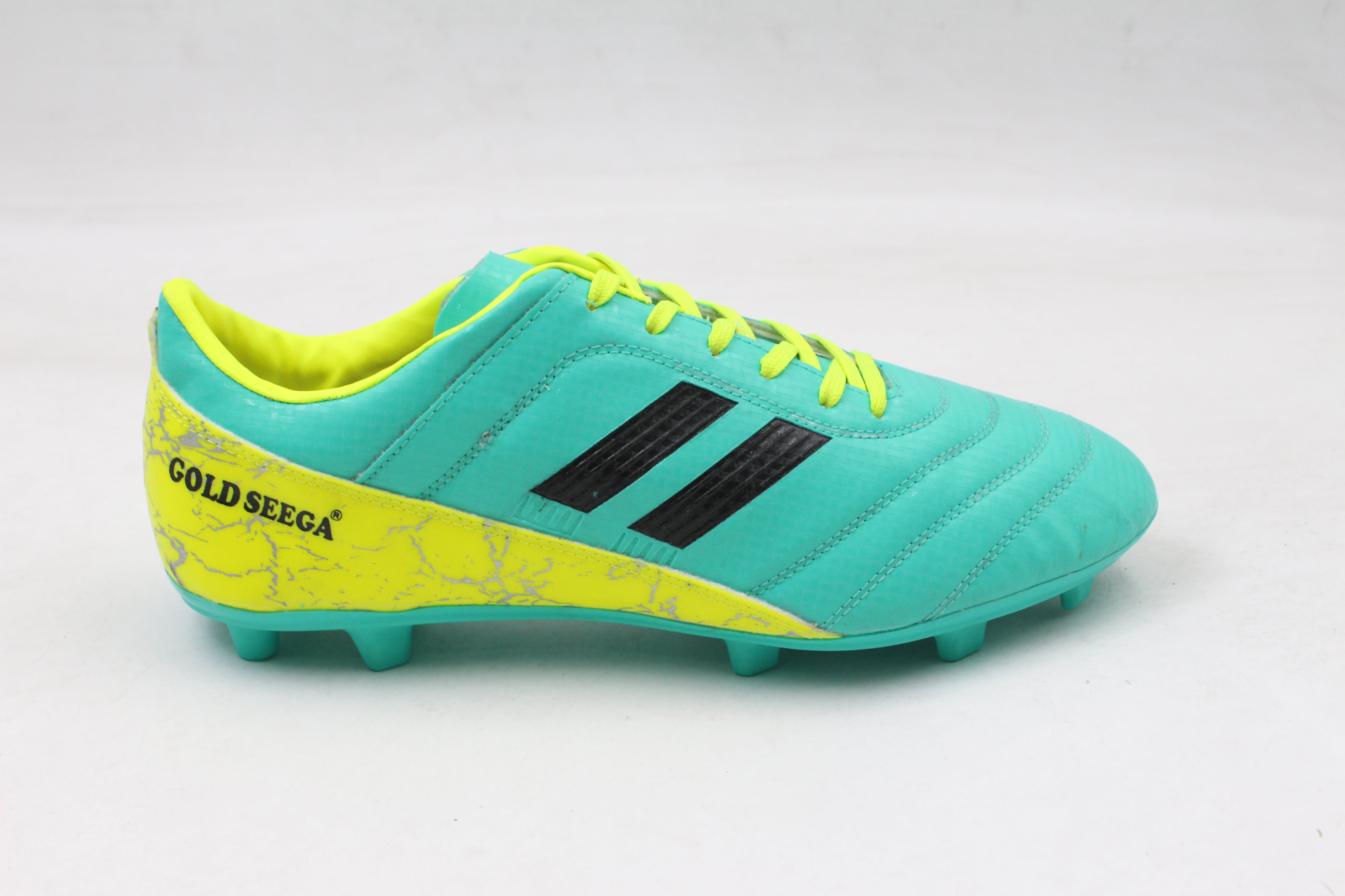 Seega Gold CR09 Unisex Football Shoes Yellow Green Colour