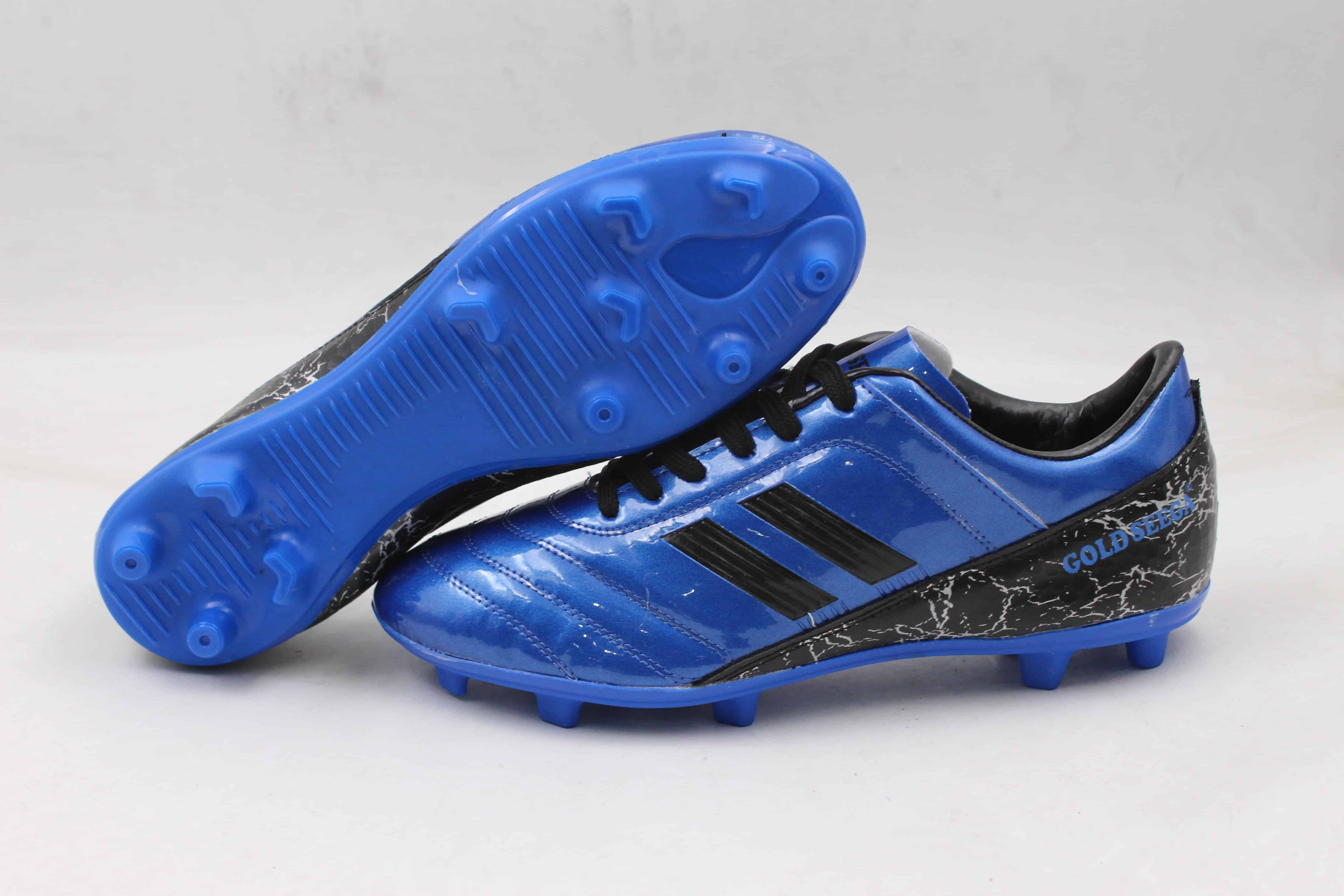 Seega Gold CR09 Unisex Football Shoes Blue Black Colour